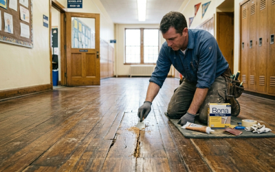 School Floor Gap Filling in Uxbridge UB8
