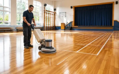 School Hall Floor Maintenance in Uxbridge UB8